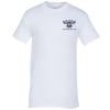 View Image 1 of 3 of Alstyle Heavyweight T-Shirt - White - Embroidered