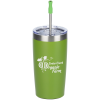 View Image 1 of 4 of Yowie Vacuum Tumbler with Stainless Straw Set - 18 oz. - Powder Coat