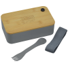 View Image 1 of 7 of Bento Box with Bamboo Cutting Board Lid