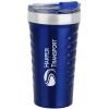 View Image 1 of 5 of Ripple Effect Stainless Steel Tumbler - 16 oz. - Closeout