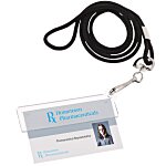 Easy-Slide ID Holder with Lanyard