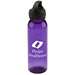 Poly-Pure Outdoor Bottle with Crest Lid - 24 oz.