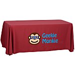 Serged Open-Back Polyester Table Throw - 6'