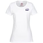Fruit of the Loom HD T-Shirt - Ladies' - Embroidered - White