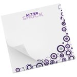 Souvenir Designer Sticky Note - 3" x 3" - Dots - 25 Sheet