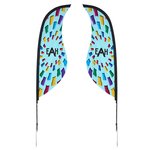 Outdoor Sabre Sail Sign - 9' - Two-Sided
