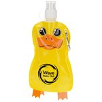 Paws and Claws Foldable Bottle - 12 oz. - Duck