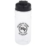 Clear Impact Line Up Bottle with Flip Lid - 20 oz.