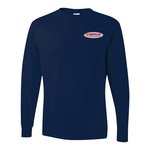 Jerzees Dri-Power 50/50 LS T-Shirt - Men's - Colours - Embroidered