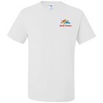Jerzees Dri-Power 50/50 T-Shirt - Men's - White - Embroidered