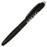 Tev Stylus Twist Flashlight Pen - Metallic