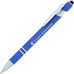 Incline Soft Touch Stylus Metal Pen - Laser Engraved