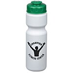 Value Water Bottle with Flip Lid - 28 oz. - White