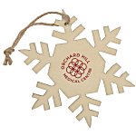 Wood Ornament - Snowflake