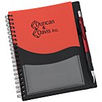 Moray Business Card Notebook with Pen- Closeout