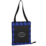 Buffalo Check Fold Up Picnic Blanket with Carrying Strap