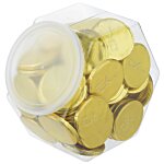 Tub of Chocolate Coins - 85-Pieces