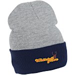 Knit Cuffed Toque - Two Tone