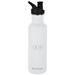 Klean Kanteen Classic Stainless Bottle with Sport Cap - 27 oz. - Laser Engraved