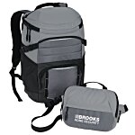 Arctic Zone Repreve Backpack Cooler with Waist Bag
