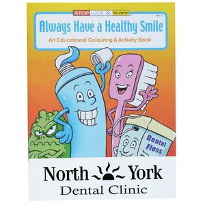 4imprint.ca: Always Have a Healthy Smile Colouring Book C136350-AHS