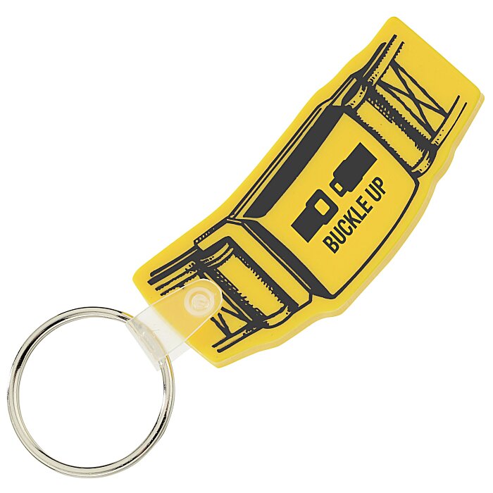 4imprint.ca Safety Belt Soft Keychain Opaque C17608SBS