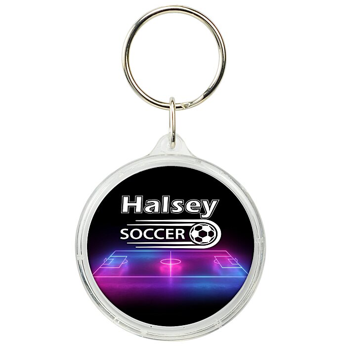 4imprint.ca Crystal Acrylic Keychain Round C8161RND