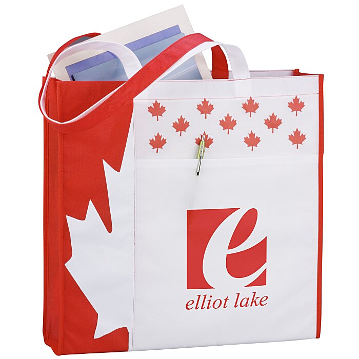 Download 4imprint.ca: Canada Tote Bag C104867