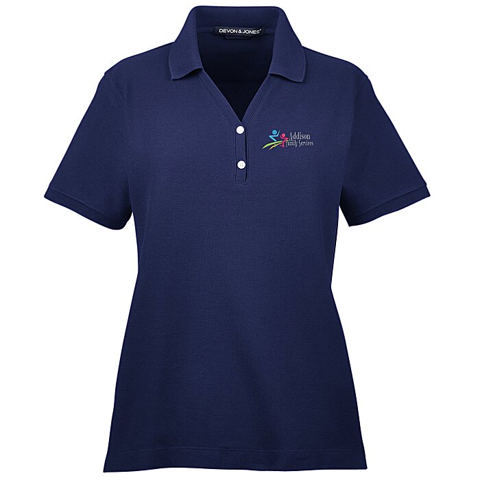 4imprint.ca: Peruvian Pima Cotton Polo - Ladies' C108157-L