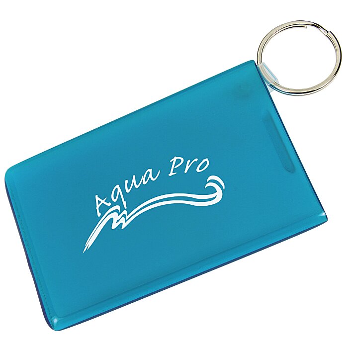 4imprint.ca Card Keeper with Keychain Translucent C108746KCT