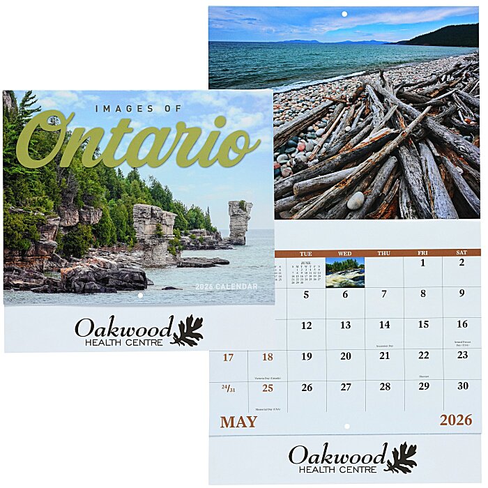 4imprint.ca Images of Ontario Calendar Stapled C113424