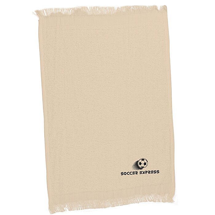 4imprint.ca: Fringed Sport Towel - White C116071-W