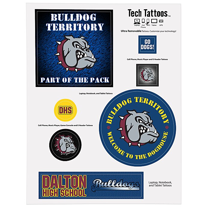 4imprint.ca: Tech Tattoos - 11 x 7 C116631-117