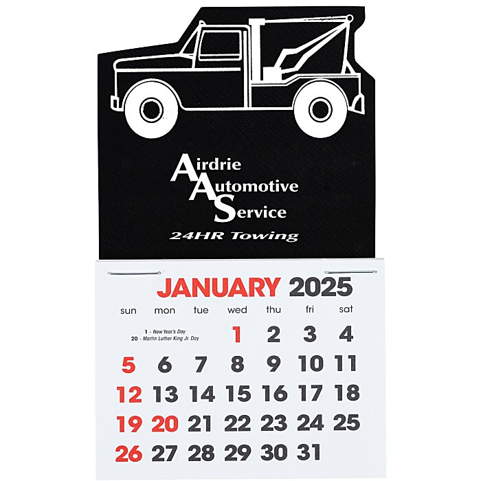 4imprint.ca: Stick Up Calendar - Tow Truck C115370-TT