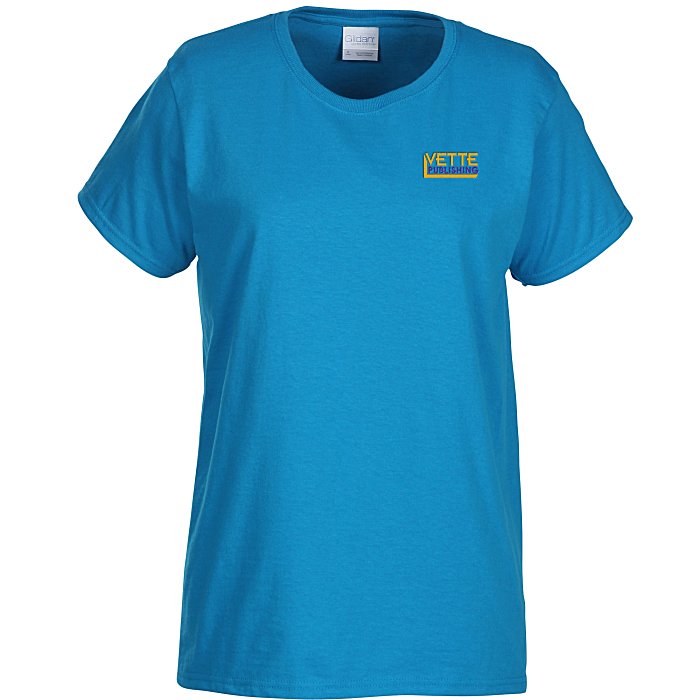 4imprint.ca: Gildan Ultra Cotton T-Shirt - Ladies' - Embroidered ...