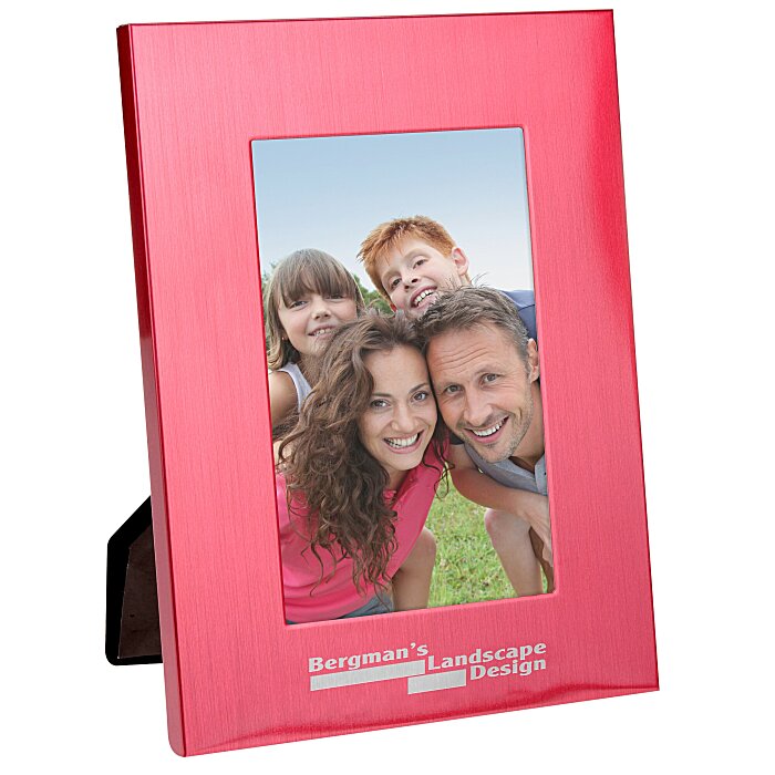 4imprint.ca Colourful Brushed Aluminum Frame 4" x 6" C121032