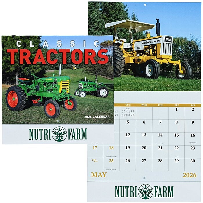 4imprint.ca Classic Tractors Appointment Calendar Stapled C135872ST