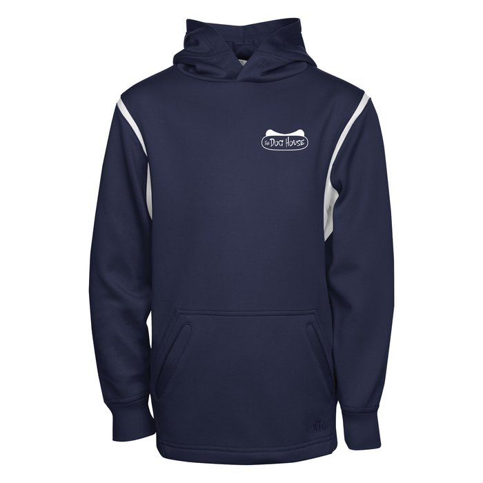 4imprint.ca: Ptech VarCITY Wicking Hooded Sweatshirt - Youth - Screen ...
