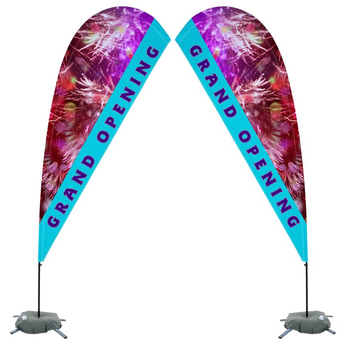 4imprint.ca Indoor Value Sail Sign 91/2' Two Sided C1387769IN2