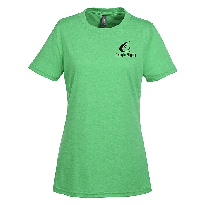 4imprint.ca: Primease Tri-Blend Tee - Ladies' - Screen C140158-L-S