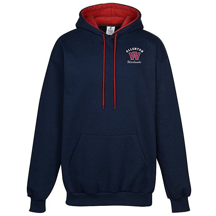 4imprint.ca: King Athletics Two-Tone Hooded Sweatshirt - Embroidered ...