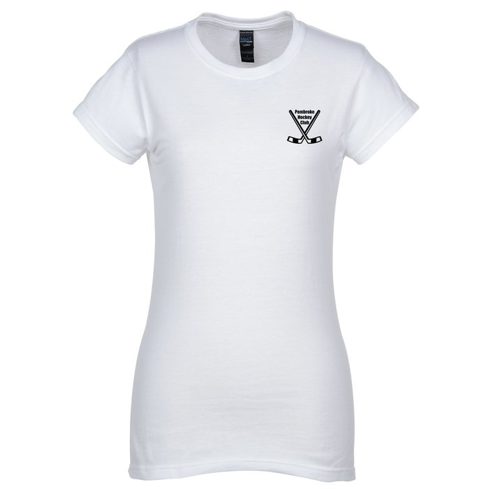 4imprint.ca: M&O Fine Jersey T-Shirt - Ladies' - White - Screen C143380 ...