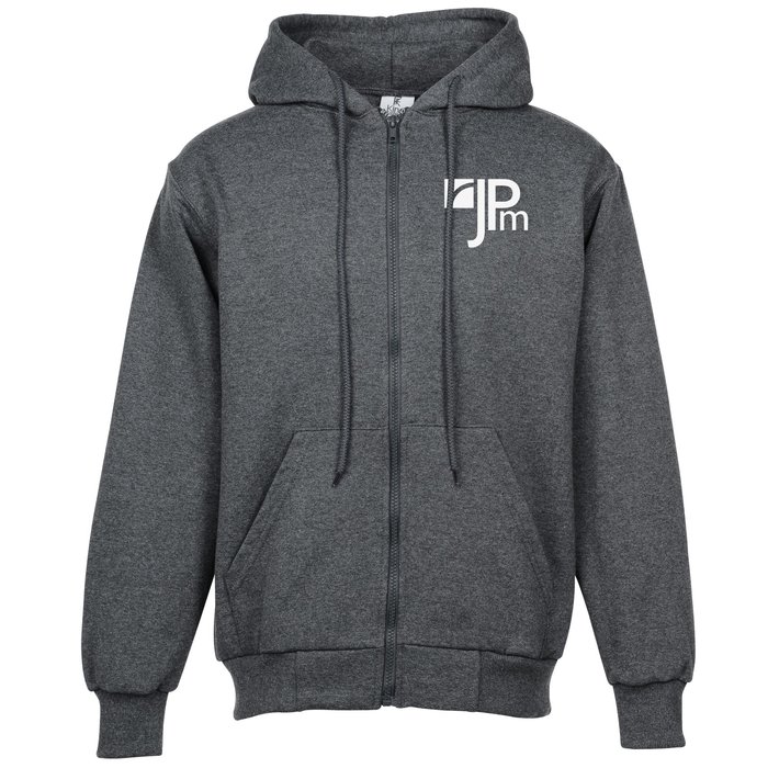 4imprint.ca: King Full-Zip Hooded Sweatshirt - Screen C143912-S