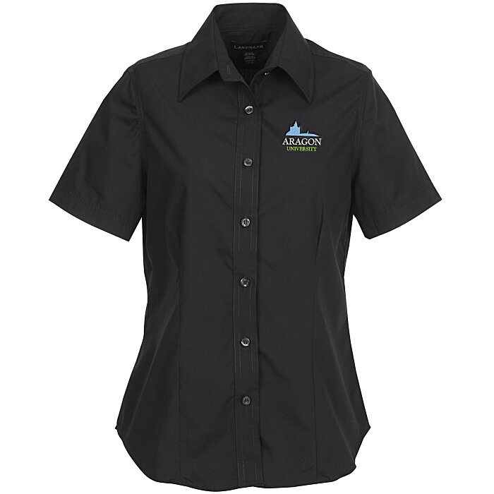 4imprint.ca: Preston EZ Care Short Sleeve Shirt - Ladies' - 24 hr ...