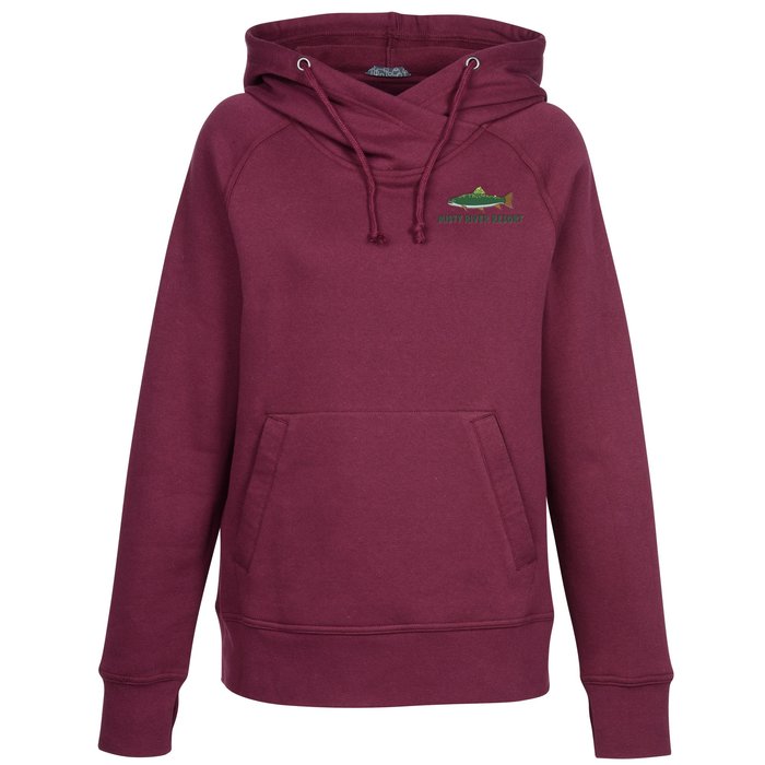 Dayton Cross Neck Hoodie - Ladies 