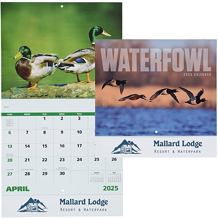 4imprint.ca Waterfowl Calendar Stapled C148169ST