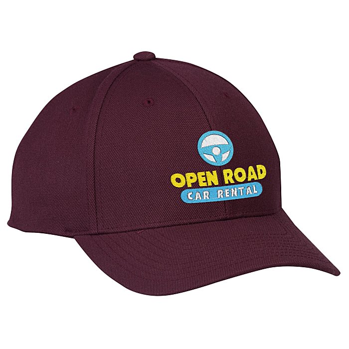 yupoong premium curved visor snapback