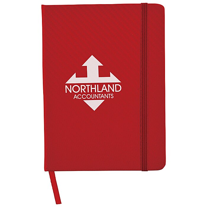 4imprint.ca Carbon Textured Bound Notebook C151702