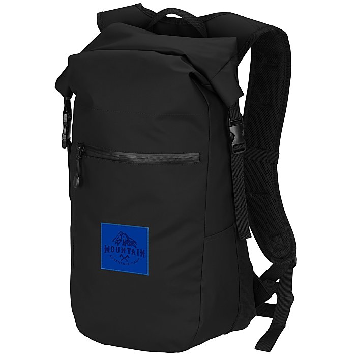 backpack brand with mountain logo