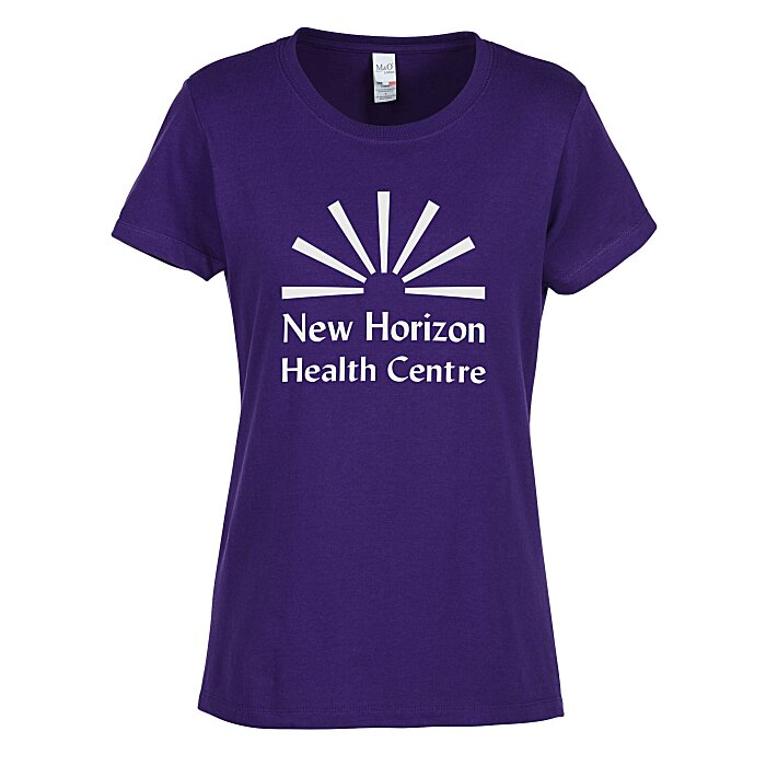 4imprint.ca M&O Gold Soft Touch TShirt Ladies' Colours C143381LC